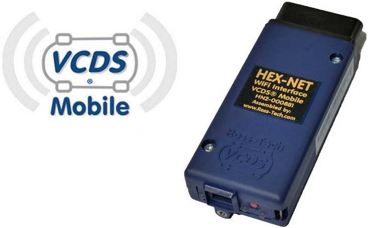 VCDS HEX-NET WiFi Profi OBD II diagnostics tool Compatible with: Audi, Volkswagen, Seat, Skoda unlimited