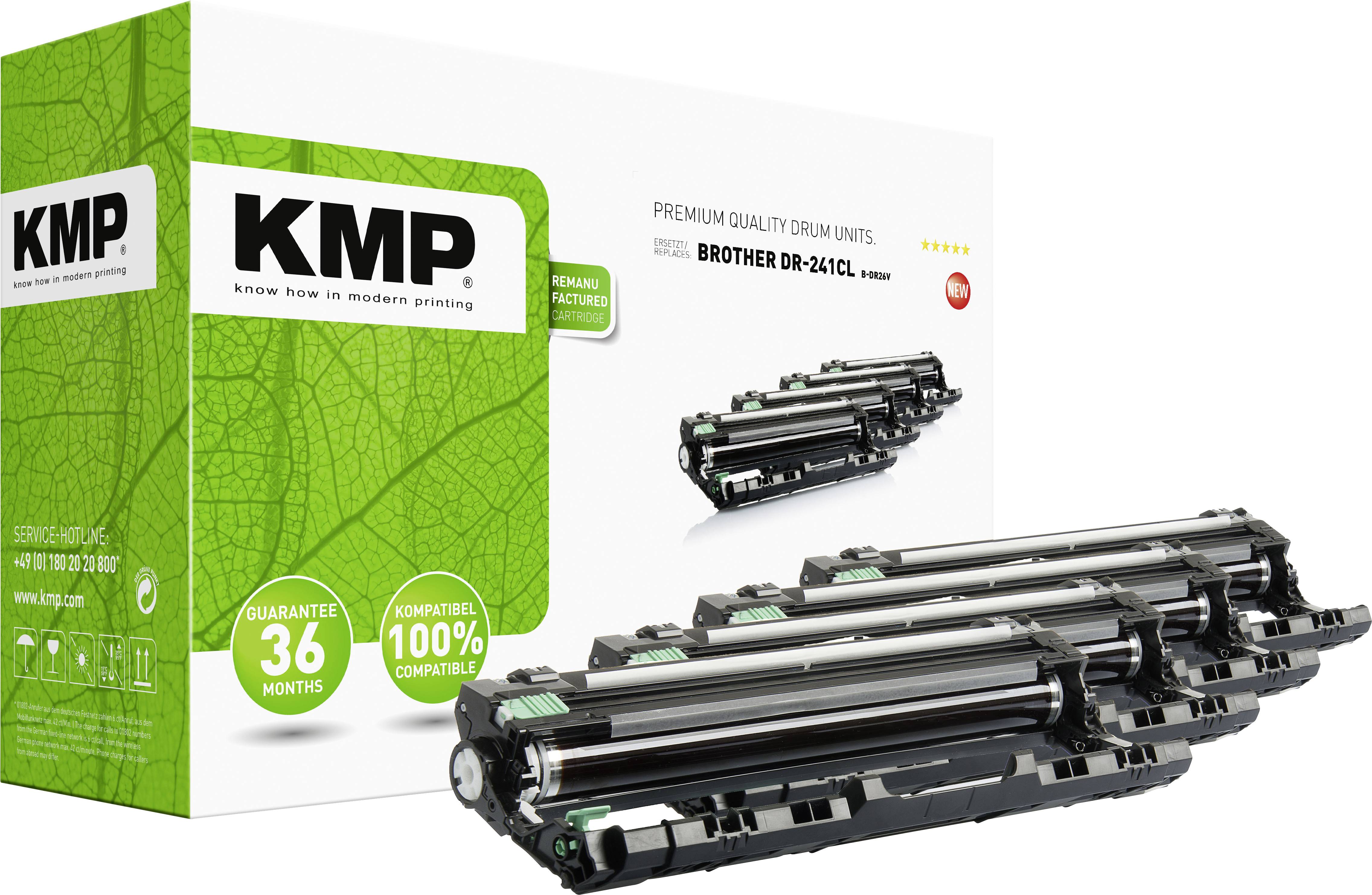 KMP Drum replaced Brother DR-241CL, DR241CL Compatible Black, Cyan, Magenta, Yellow 15000 Sides B-DR26V 1245,7005