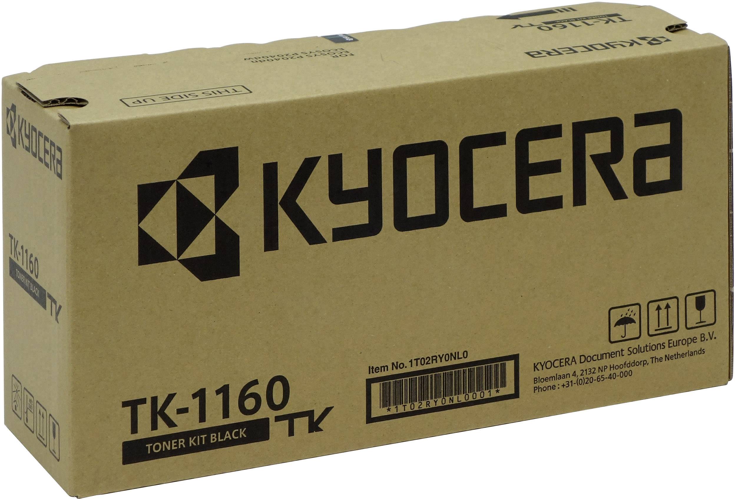Kyocera Toner TK-1160 Original Black 3600 Sides 1T02RY0NL0