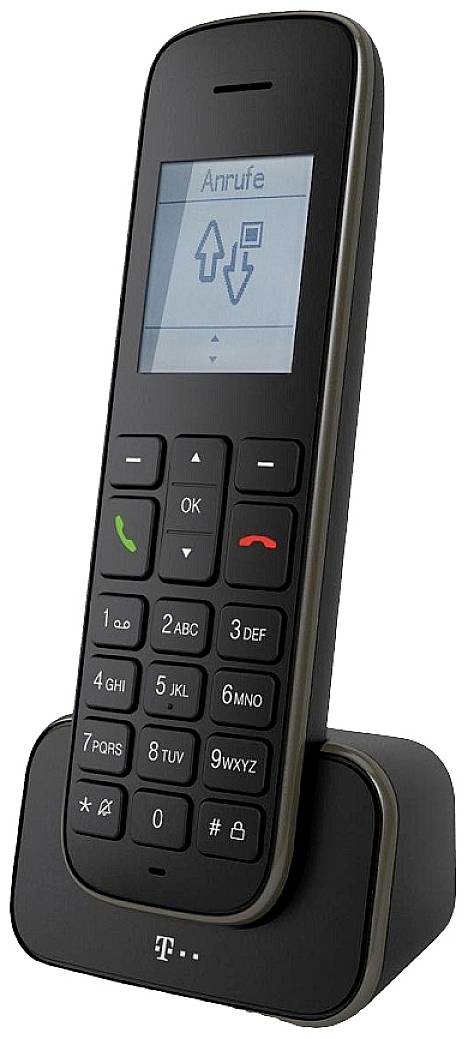 Telekom Sinus 207 Pack DECT handset Black