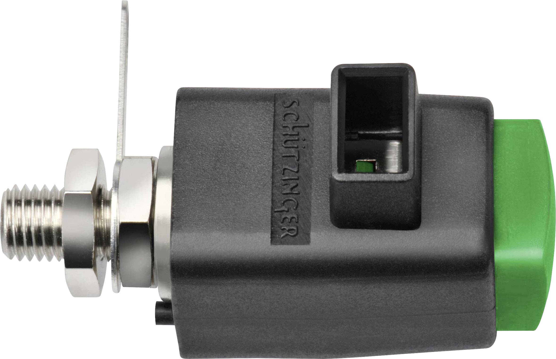 Schützinger SDK 801 / GN Spring-loaded mounting terminal Green 16 A 1 pc(s)