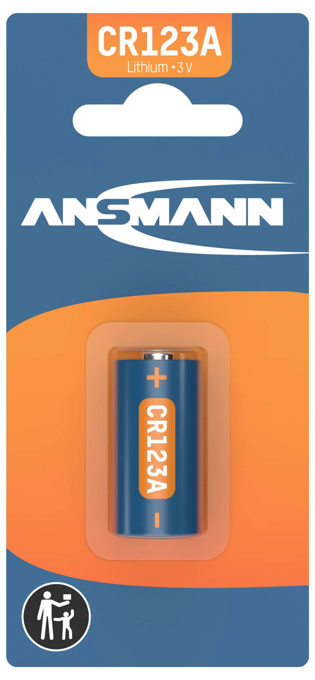 Ansmann CR123 Camera battery CR123A Lithium 1375 mAh 3 V 1 pc(s)