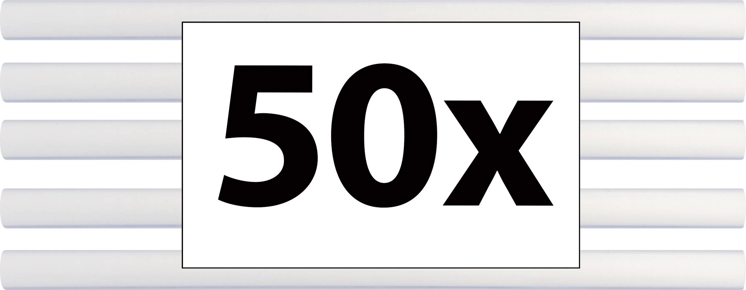 'Worktop connectors, pack of 50.' Five white, horizontal cylinders are shown.