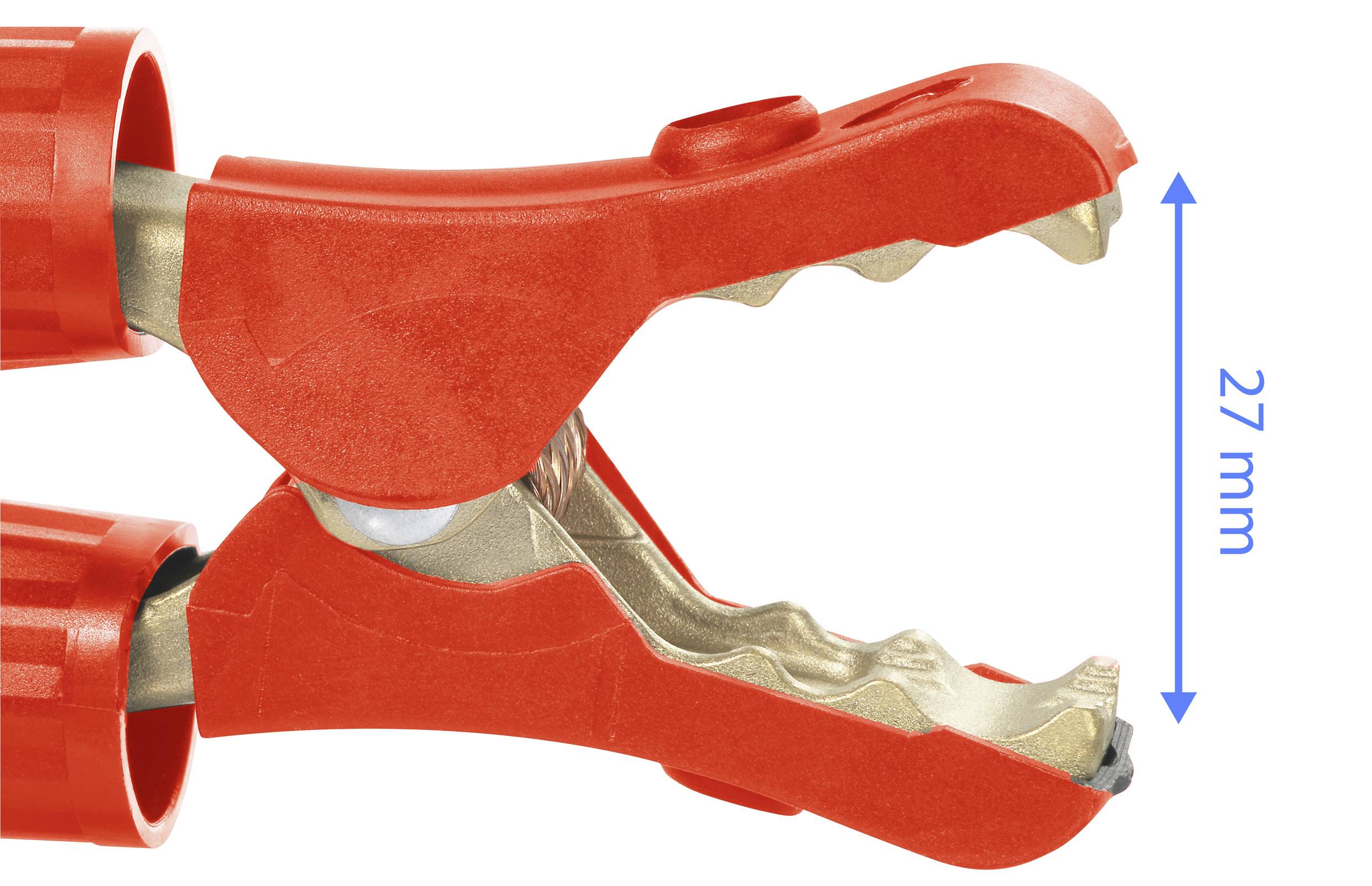 Jump lead clamp up to 1000 A/30 V/DC Screw Red TRU COMPONENTS 1000A Content: 1 pc(s)