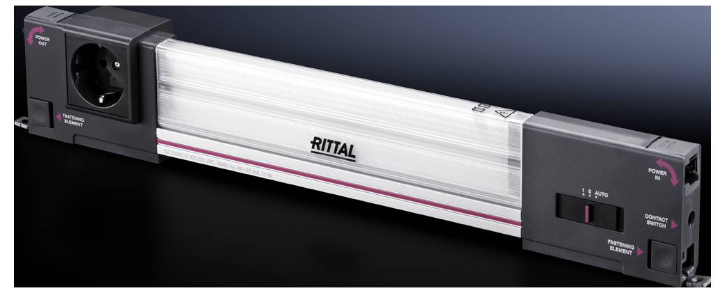 Rittal Industrial LED indicator light 2500.210 EEC: F (A - G) Neutral white 11 W 900 lm 240 V AC (L x W x H) 437 x 80 x 44 mm