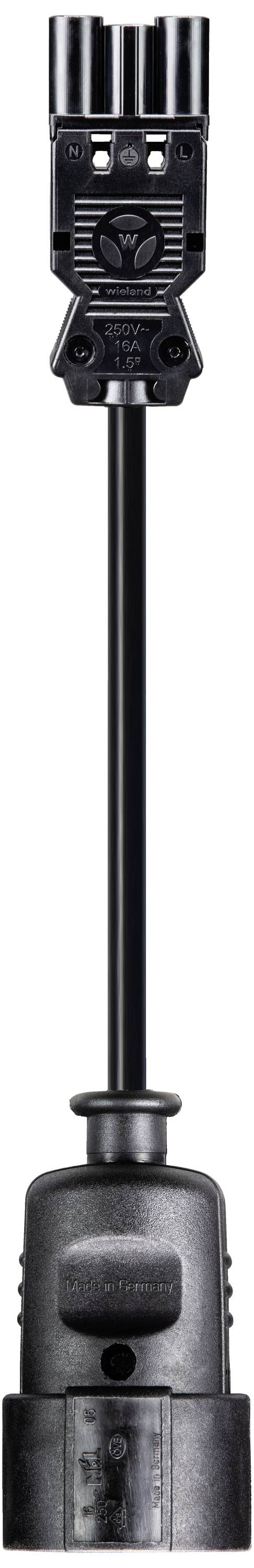 Wieland Electric 99.402.3169.8 Power cable Black 2.00 m