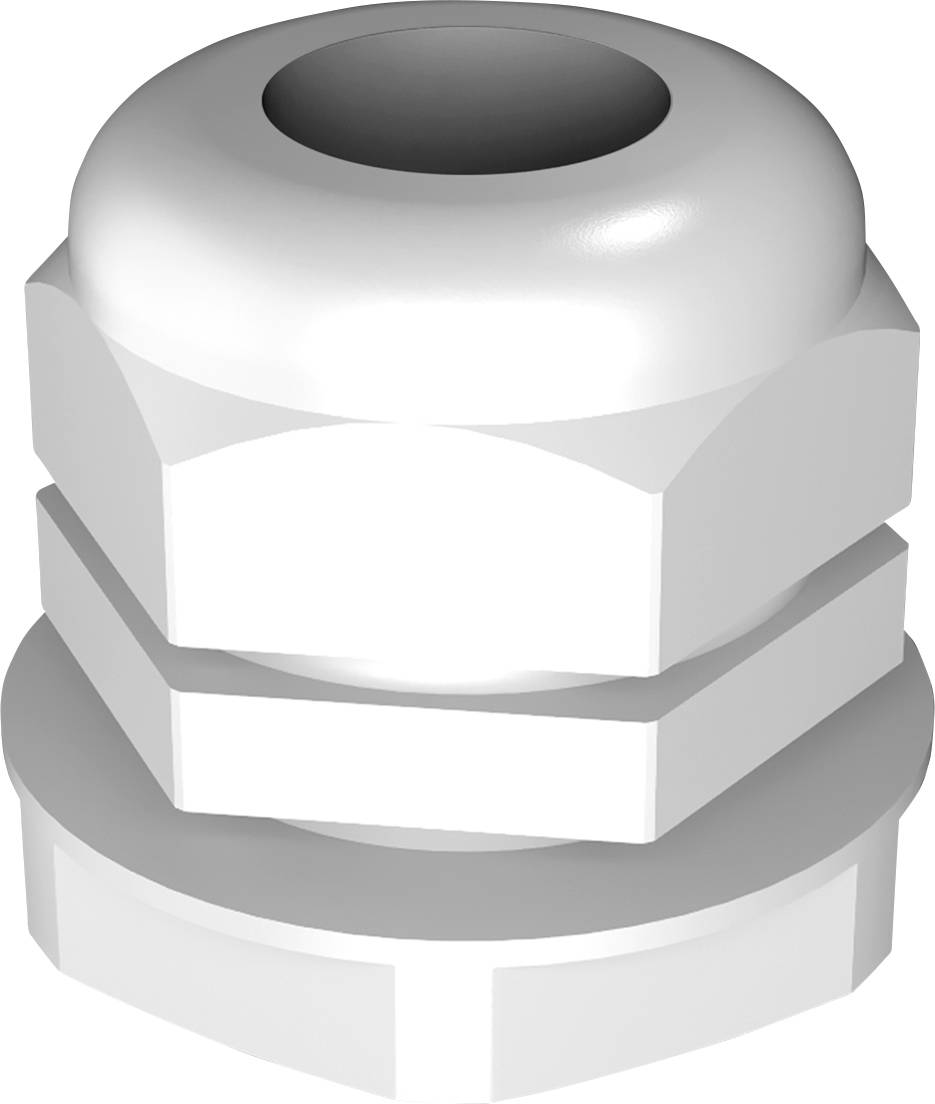 Rittal 2411.621 Cable gland M20 Polyamide Grey-white (RAL 7035)