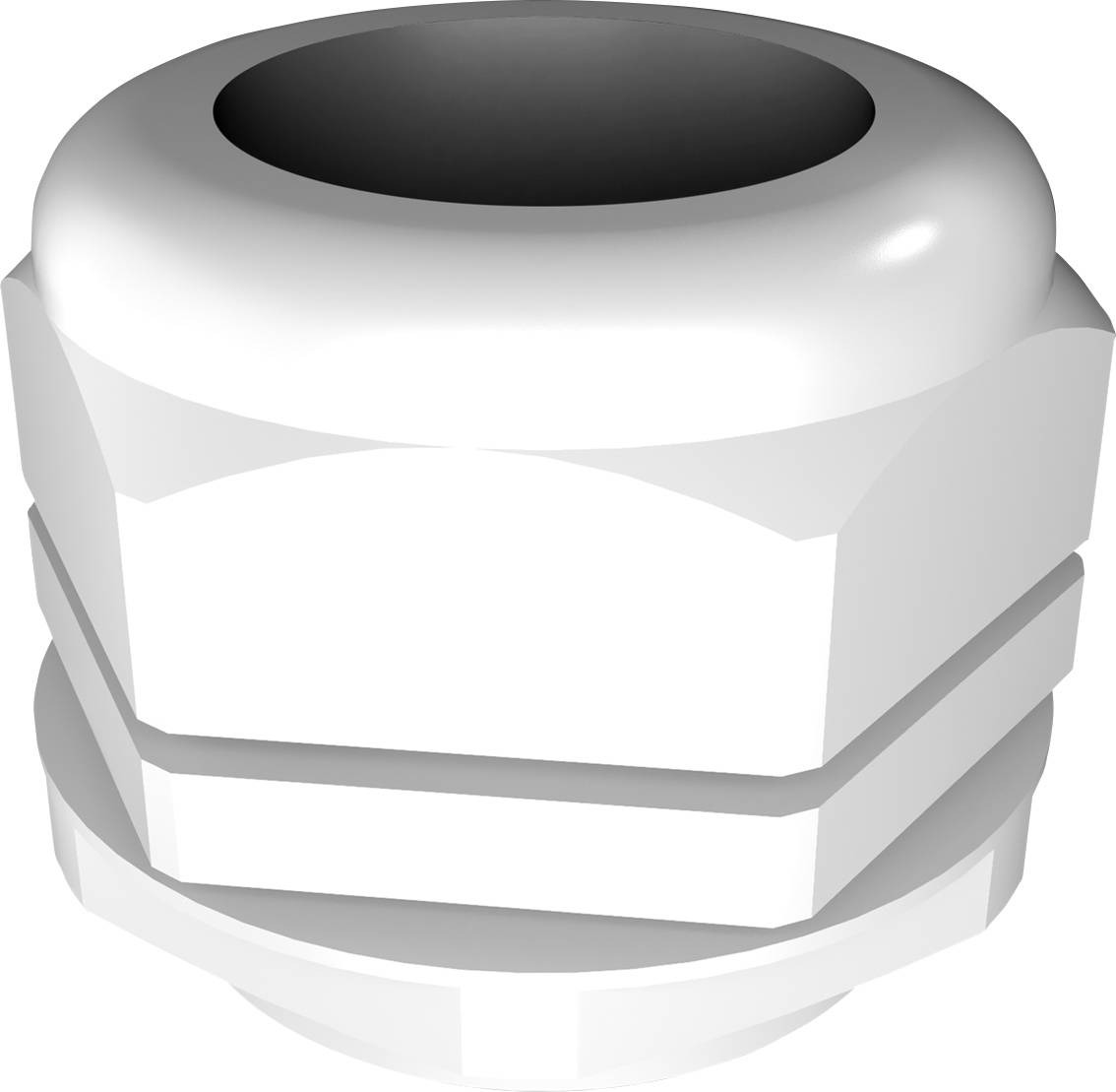 Rittal 2411.661 Cable gland M50 Polyamide Grey-white (RAL 7035) 1 pc(s)