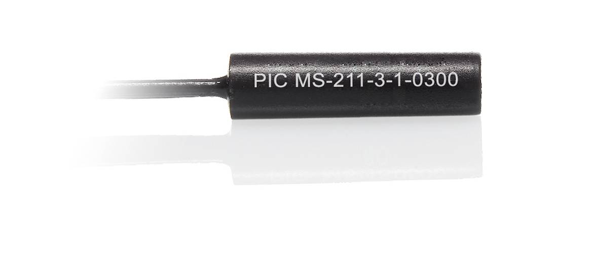 PIC MS-211-3-1-0300 Reed switch 1 maker 150 V DC, 120 V AC 0.5 A 10 W, 10 VA