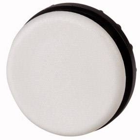 Round, black and white disc on a light background, looks like a magnetic catch.