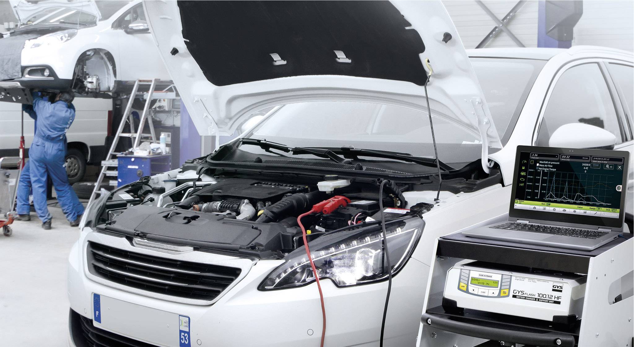 GYS GYSFLASH 100.12 HF 029071 Automatic charger 12 V 100 A