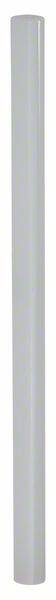 A long, thin, vertical, grey rod without any discernible structure or markings.