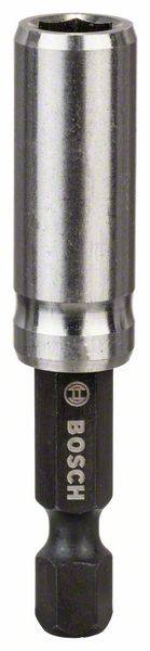 Hexagonal metal socket with Bosch logo, cylindrical in shape.