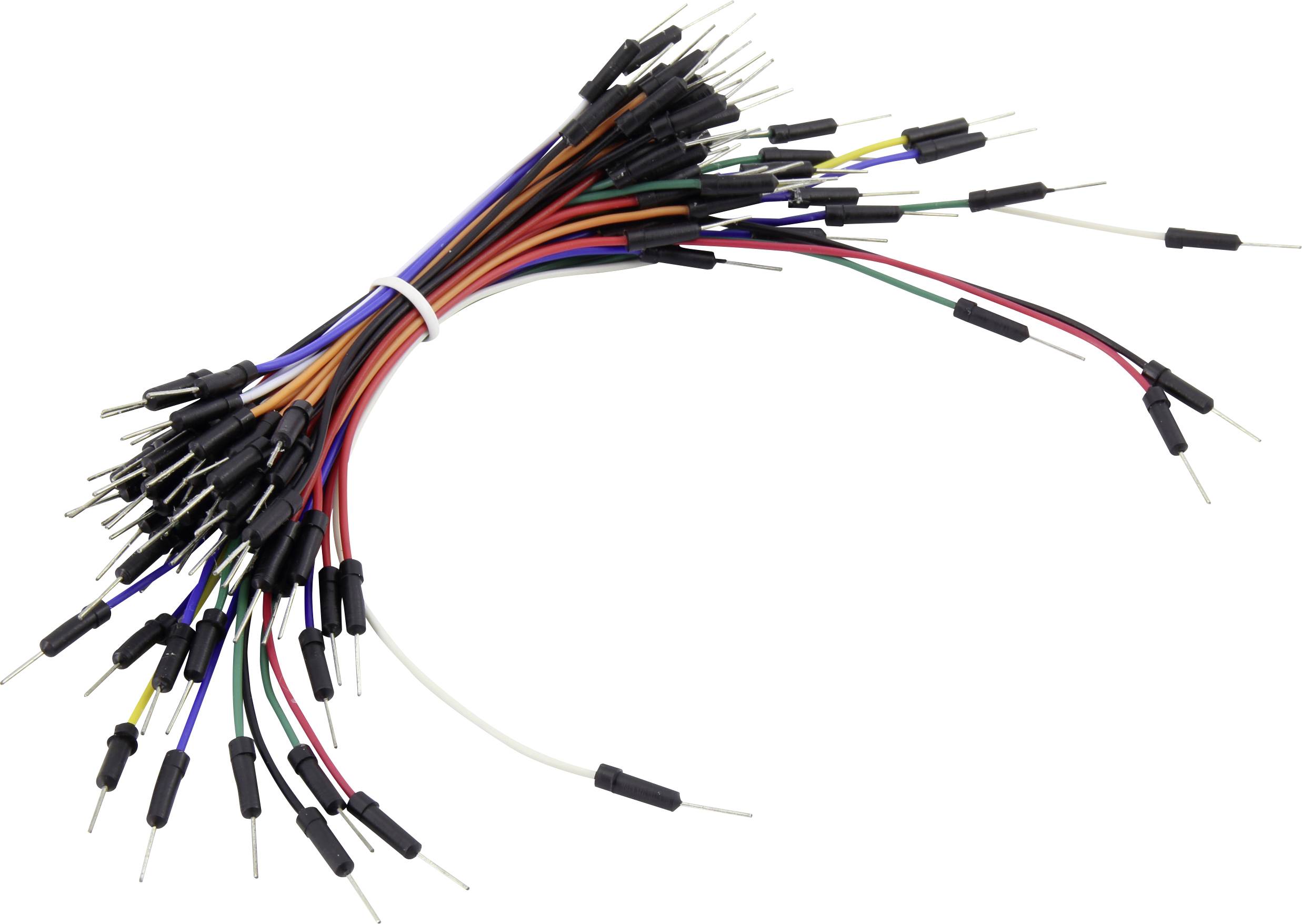 TRU COMPONENTS 98001c421 Jumper set Multi-coloured Total number of pins 1 75 Parts