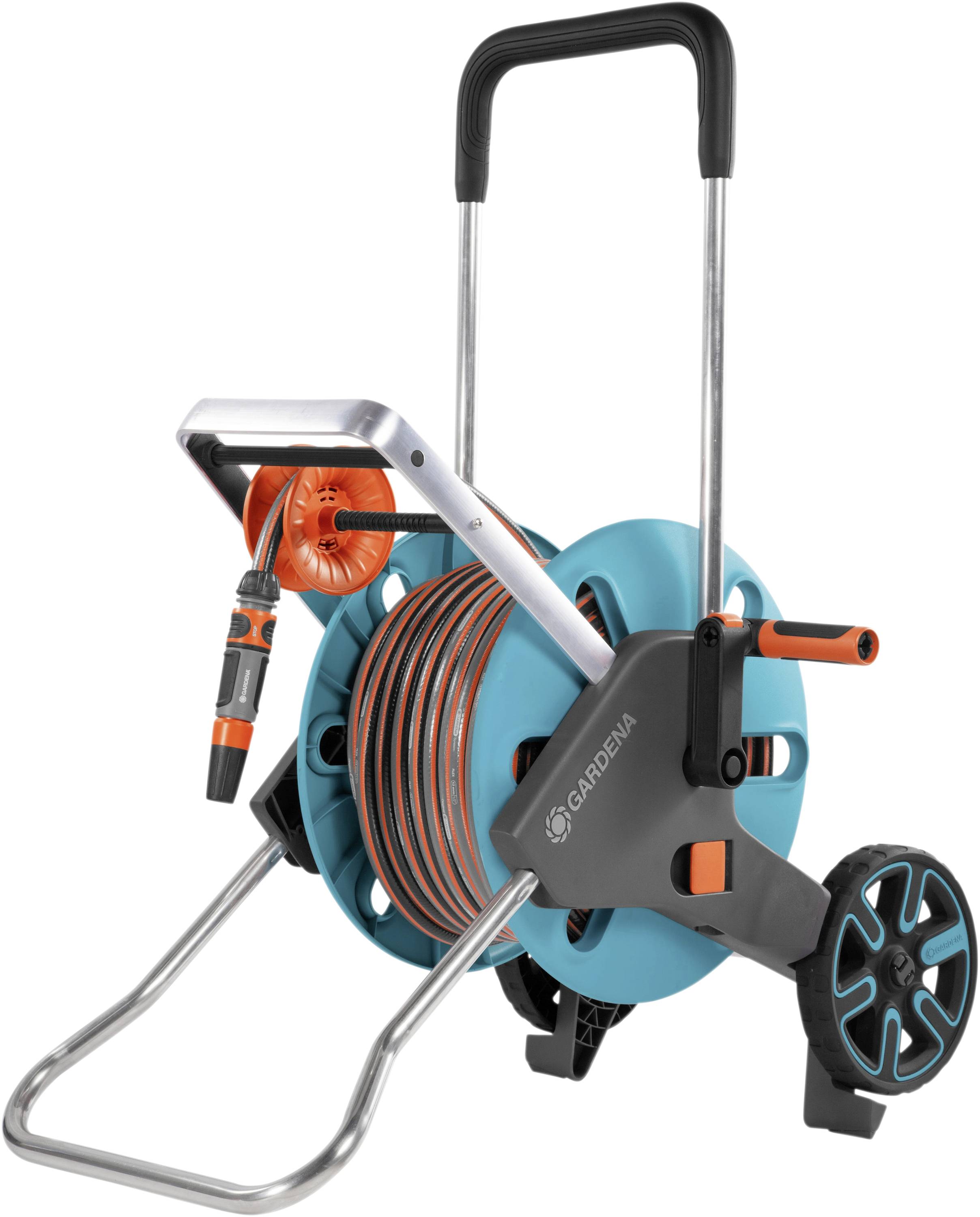 GARDENA 18517-20 Schlauchwagen CleverRoll M Easy Set Hose cart 13 mm 20 m 1/2" 1 pc(s) Turquoise, Orange, Grey