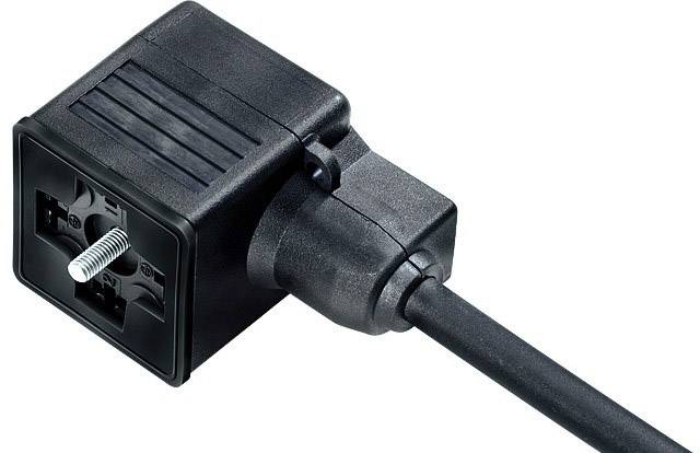 Magnetventilsteckose A molded Black 31 5235 500 000 binder Content: 1 pc(s)