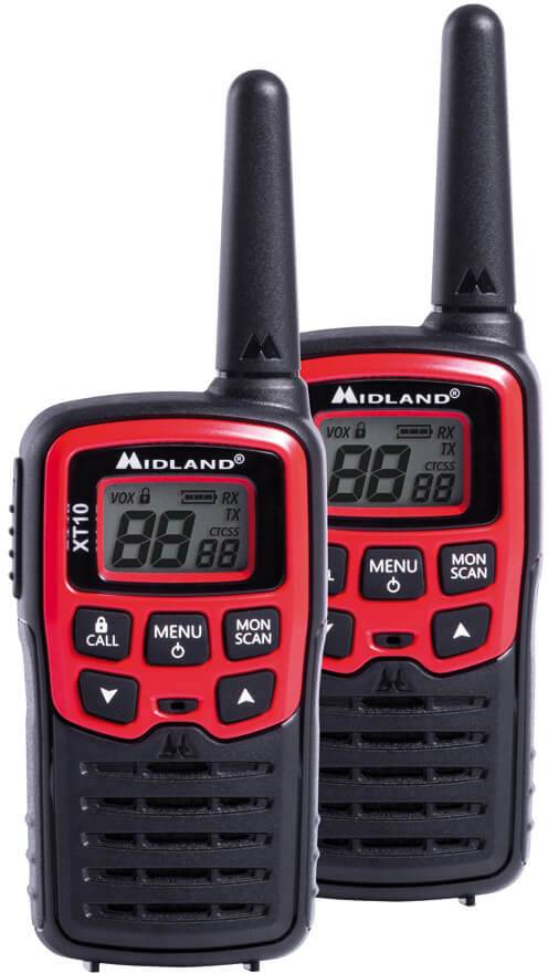Midland XT10 C1176 PMR handheld transceiver 2-piece set