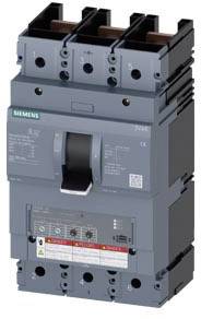 Siemens 3VA6440-7HM31-0AA0 Circuit breaker 1 pc(s) Adjustment range (amperage): 160 - 400 A Switching voltage (max.): 600 V AC