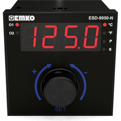 Emko ESD-9950-N Bang-bang, P, PI, PD, PID Temperature controller -200 up to 1700 °C (L x W x H) 110 x 96 x 96 mm