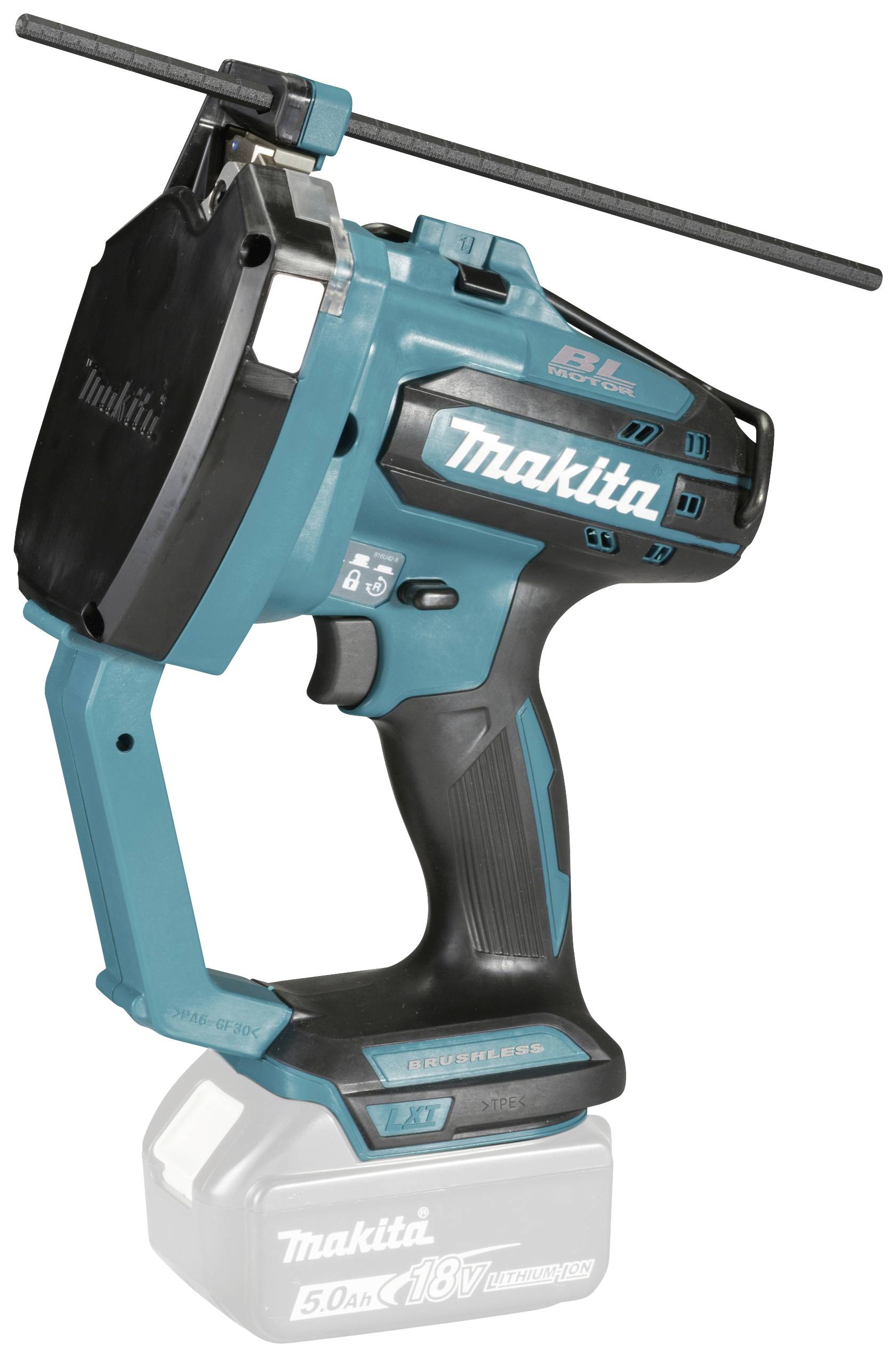 Makita Cordless threaded rod cutter DSC102ZJ DSC102ZJ w/o battery, w/o charger Battery voltage 18 V