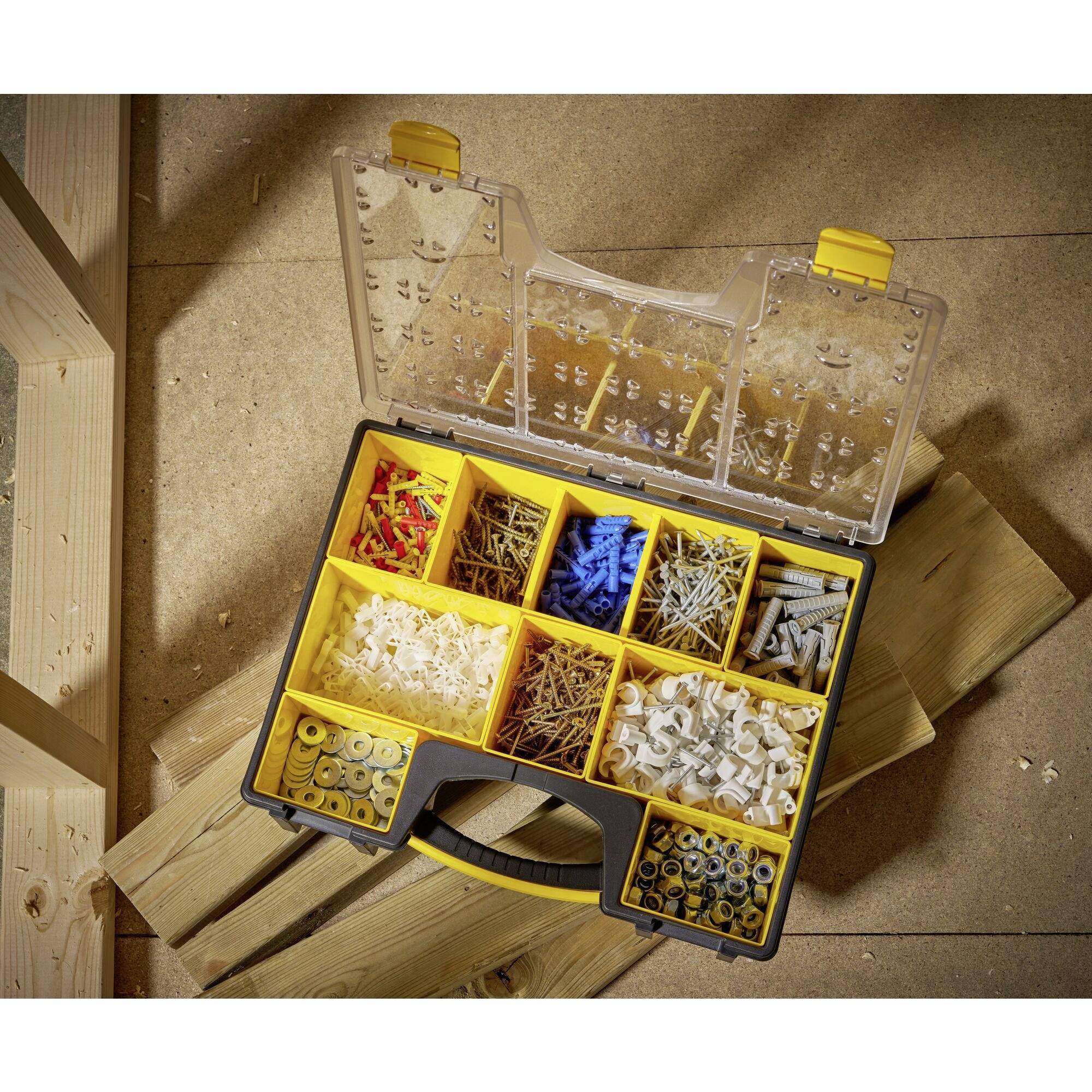 STANLEY Assortment box No. of compartments: 8 Content 1 pc(s)