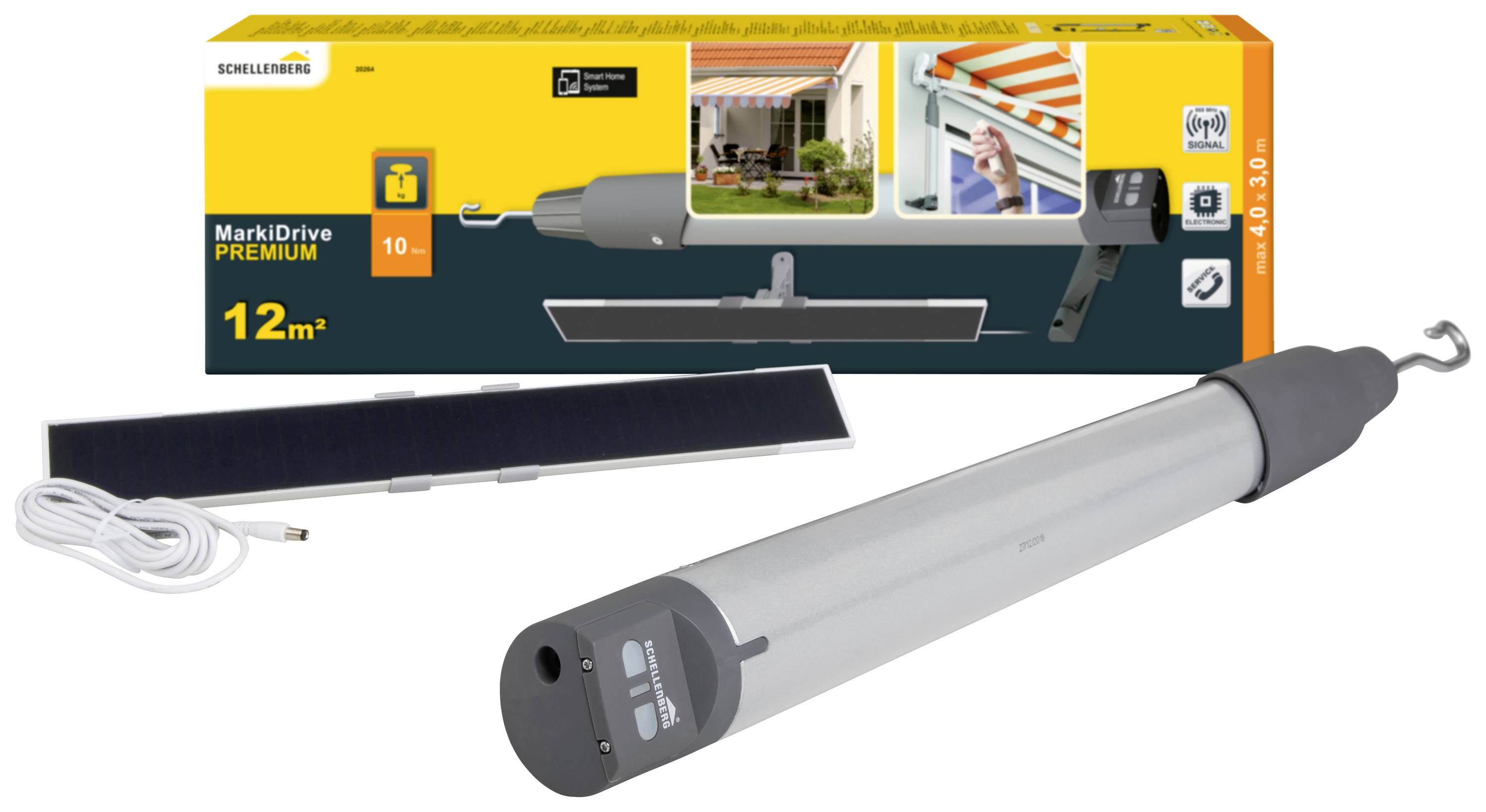 Schellenberg Premium 20264 Wireless sun blind motor 10 Nm