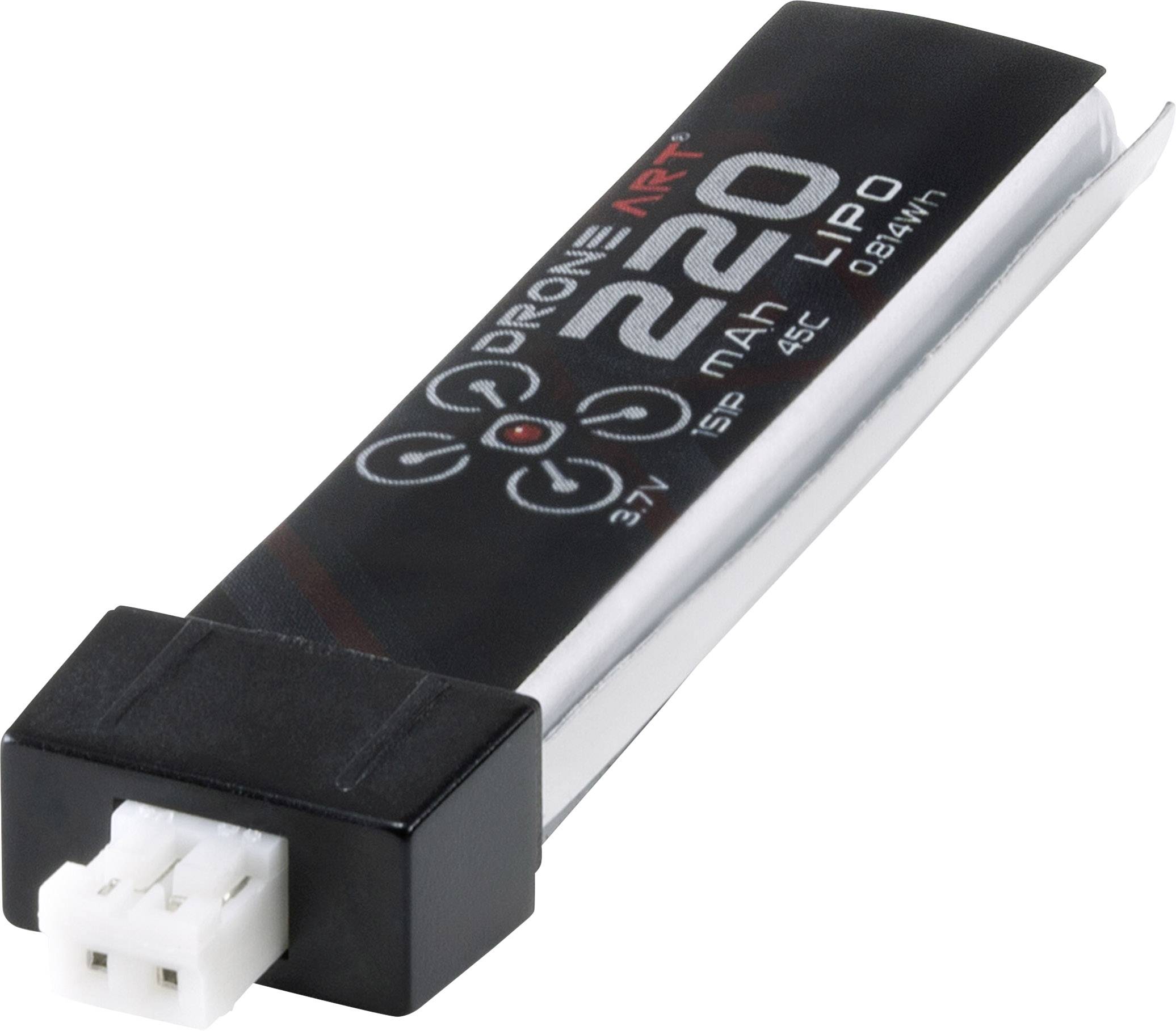 DroneArt Scale model battery pack (LiPo) 3.7 V 220 mAh No. of cells: 1 45 C Softcase Molex connector kit