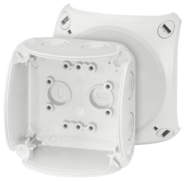 Hensel 62000041 Junction box (L x W x H) 62 x 93 x 93 mm Grey-white (RAL 7035) IP66, IP67, IP69 1 pc(s)