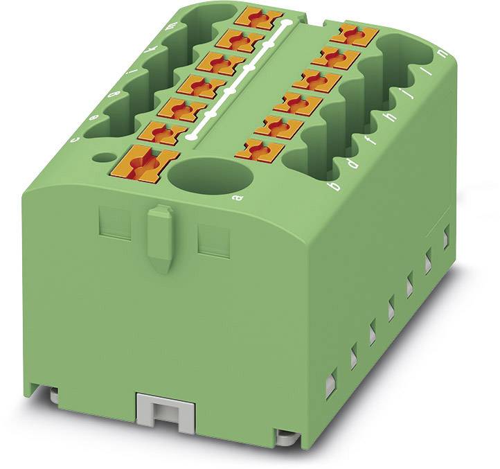 Phoenix Contact 3273360 Distribution block 40.6 mm Pull spring Green 8 pc(s)