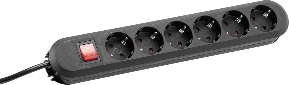 Bachmann 381.151K Power strip (+ switch) Black PG connector 1 pc(s)