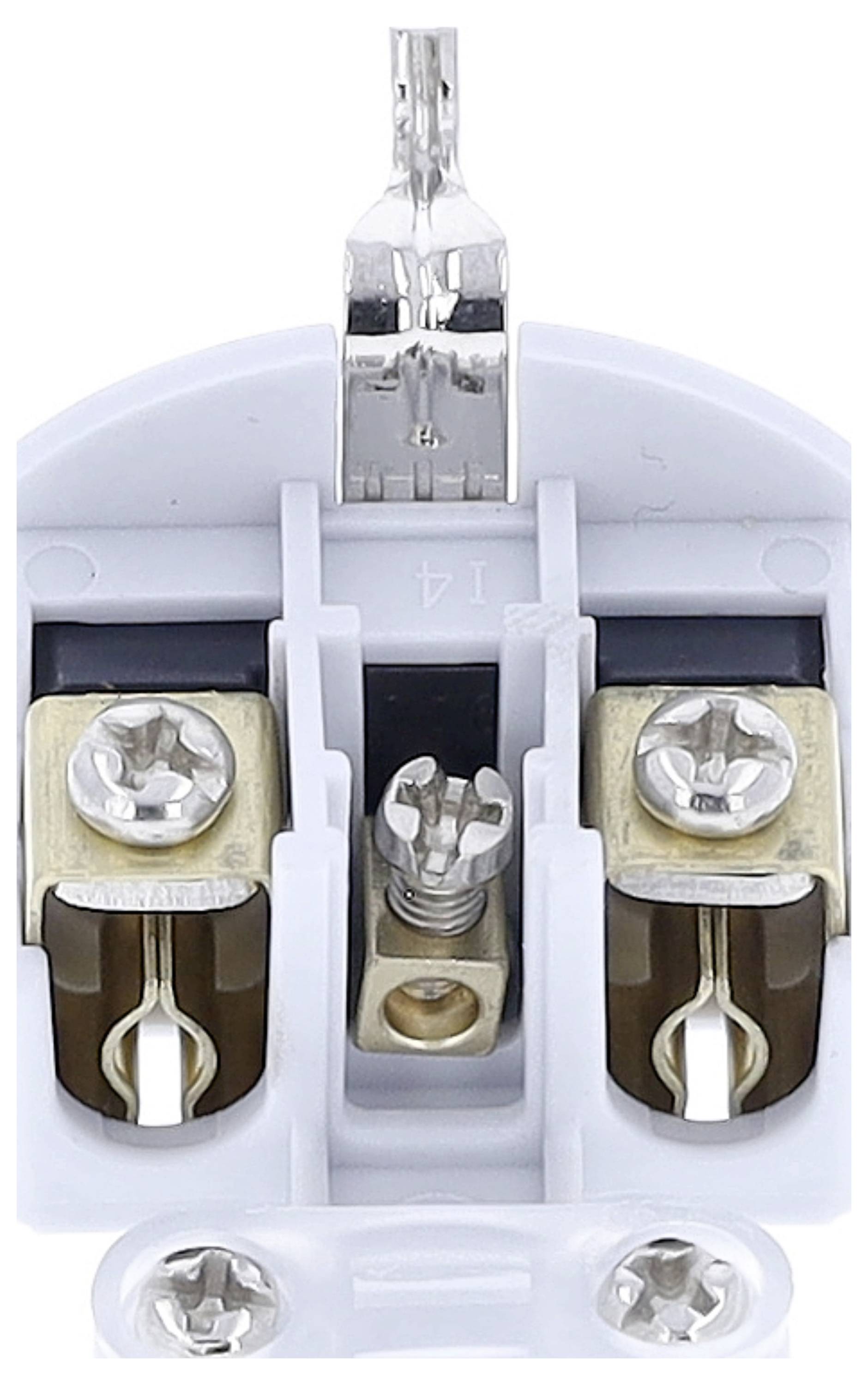 AS Schwabe 62223 Safety mains socket PVC 230 V Grey IP20