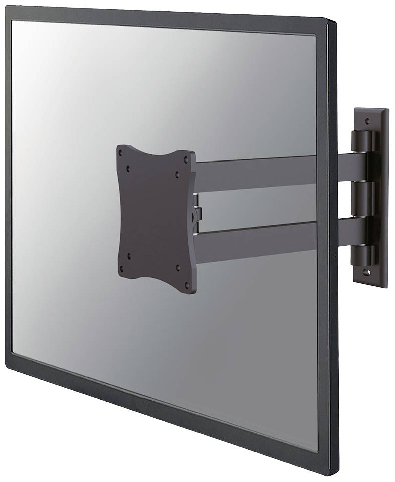 A wall-mounted arm extends from the wall and holds a flat-screen monitor, pivotable and angled towards the viewer.