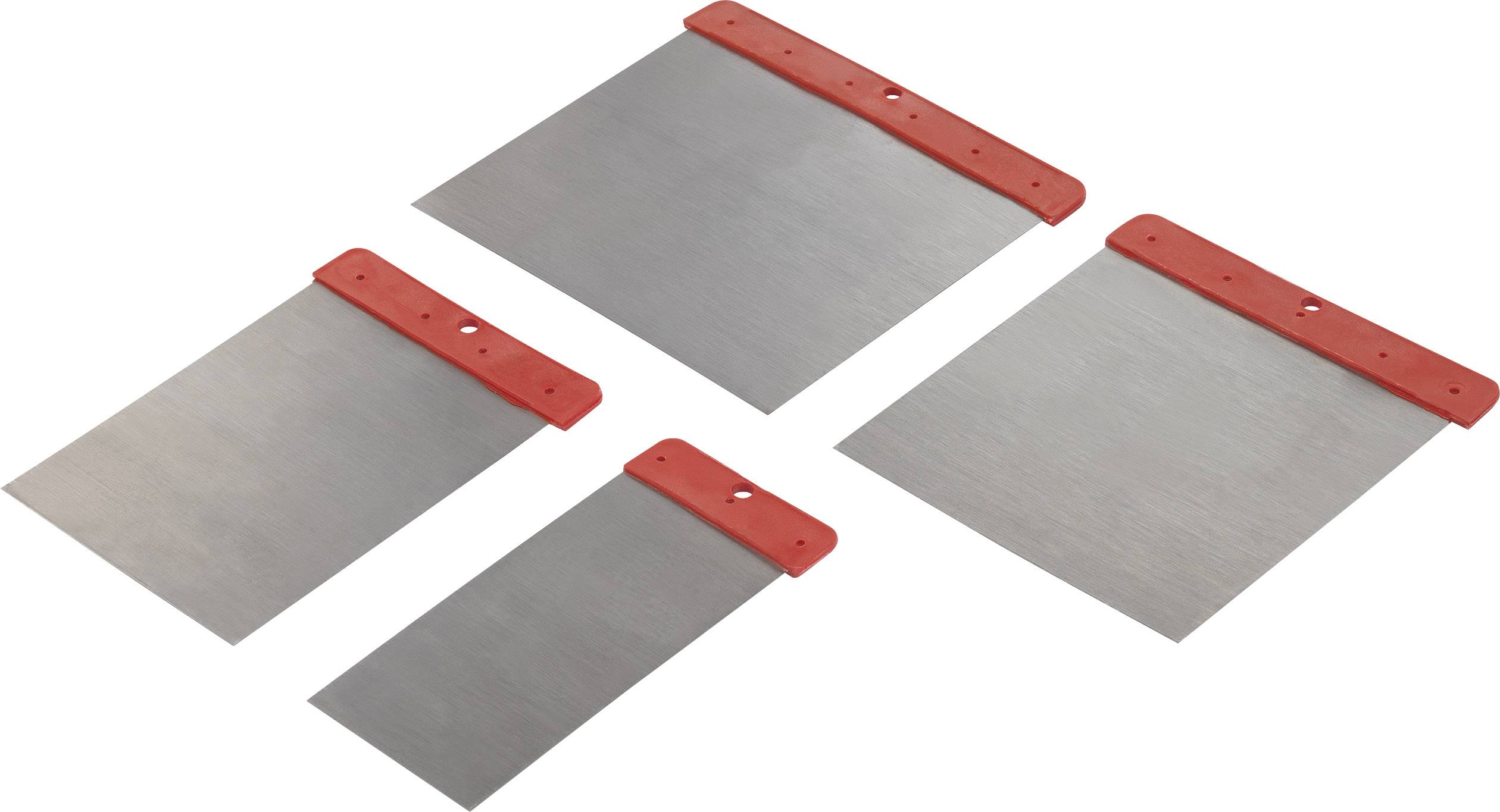 Basetech BT-1882845 Carbon steel Wall scraper with red plastic handle