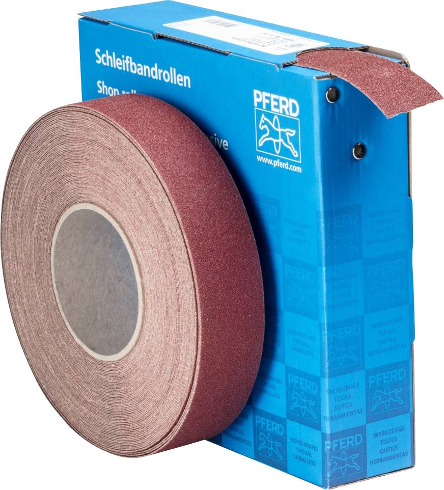 PFERD TOOLS 45016406 Sandpaper roll Grit size 60 (L x W) 25 m x 38 mm 25 m
