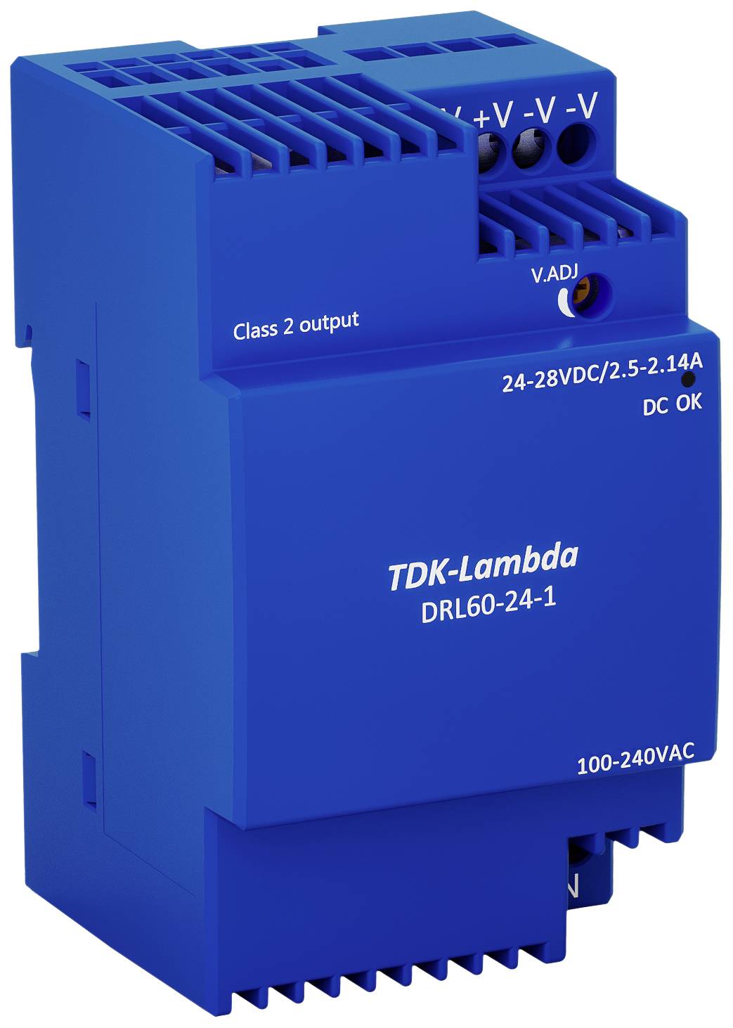 TDK-Lambda DRL60-24-1 Rail mounted PSU (DIN) 24 V 2.5 A 60 W Content 1 pc(s)