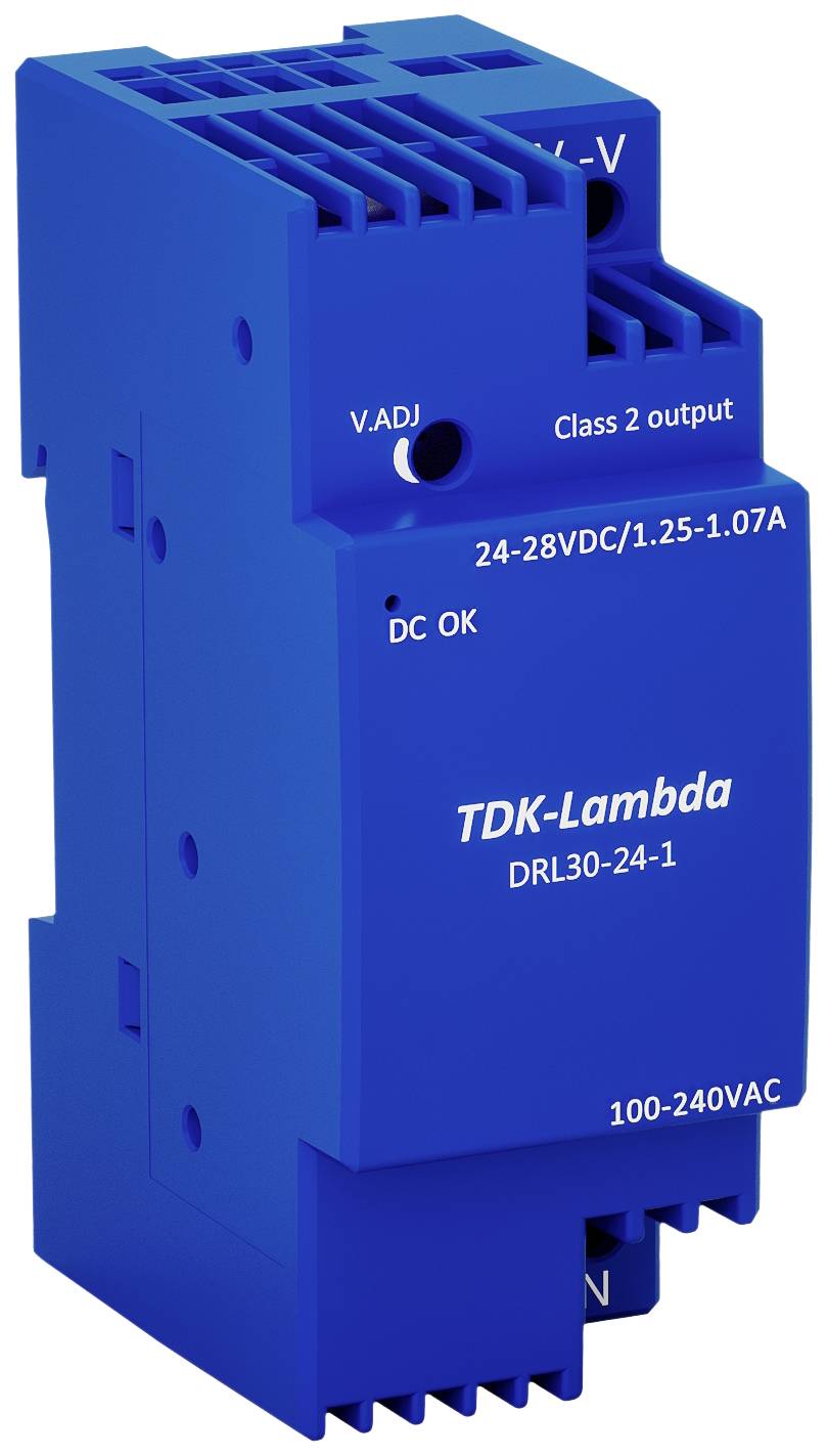 TDK-Lambda DRL30-24-1 Rail mounted PSU (DIN) 24 V 1.25 A 30 W Content 1 pc(s)