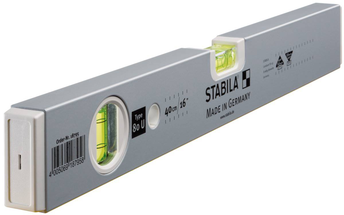 Stabila Type 80 U 18795 Alu spirit level 40 cm