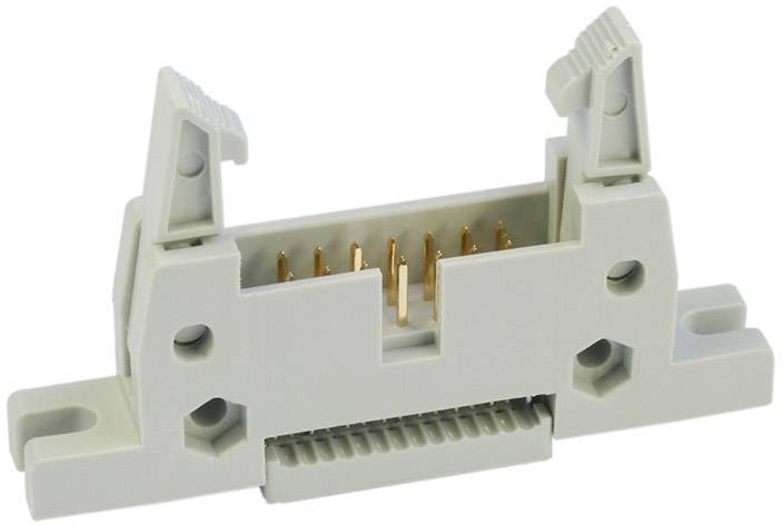 econ connect WS26SKVL Pin strip + long latch, + sleeve Contact spacing: 2.54 mm Total number of pins: 26 No. of rows: 2 Tray