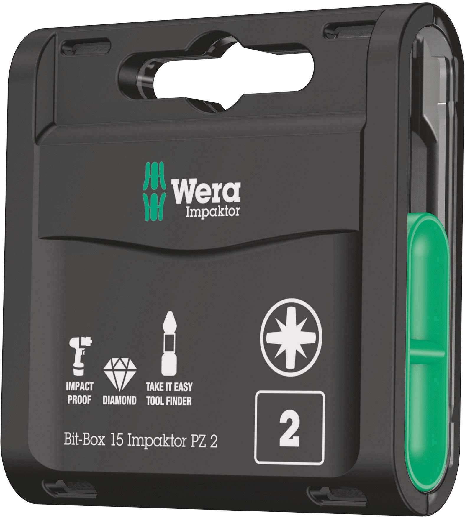 Wera Impaktor 05057763001 Bit set 15-piece