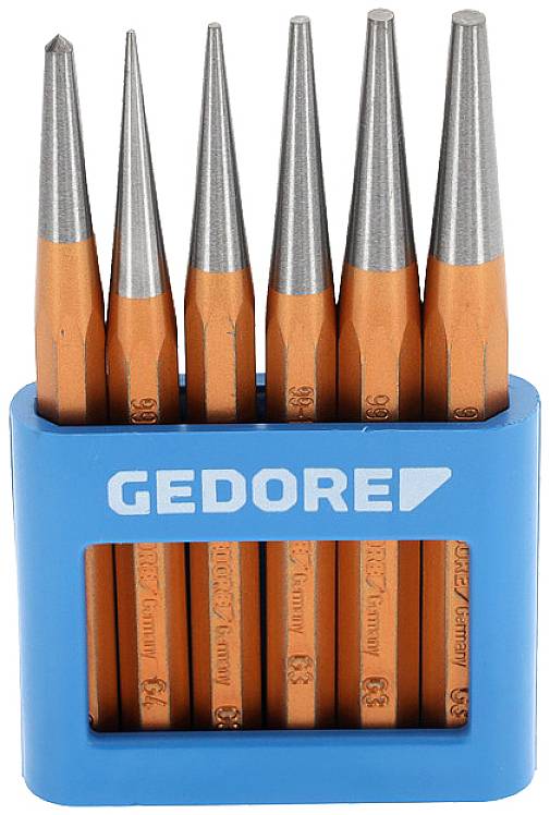Gedore 113 - punch set 6-part in PVC-holder 8753680