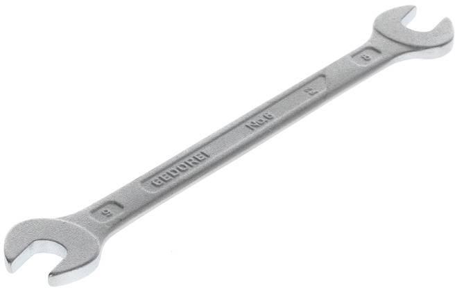 Gedore 6064210 6 8X9 Double-ended open ring spanner Spanner size (metric) 8 - 9 mm