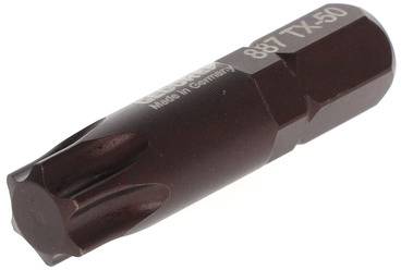 Dark brown screwdriver bit with the inscription '867 TX-50', manufactured in Germany.