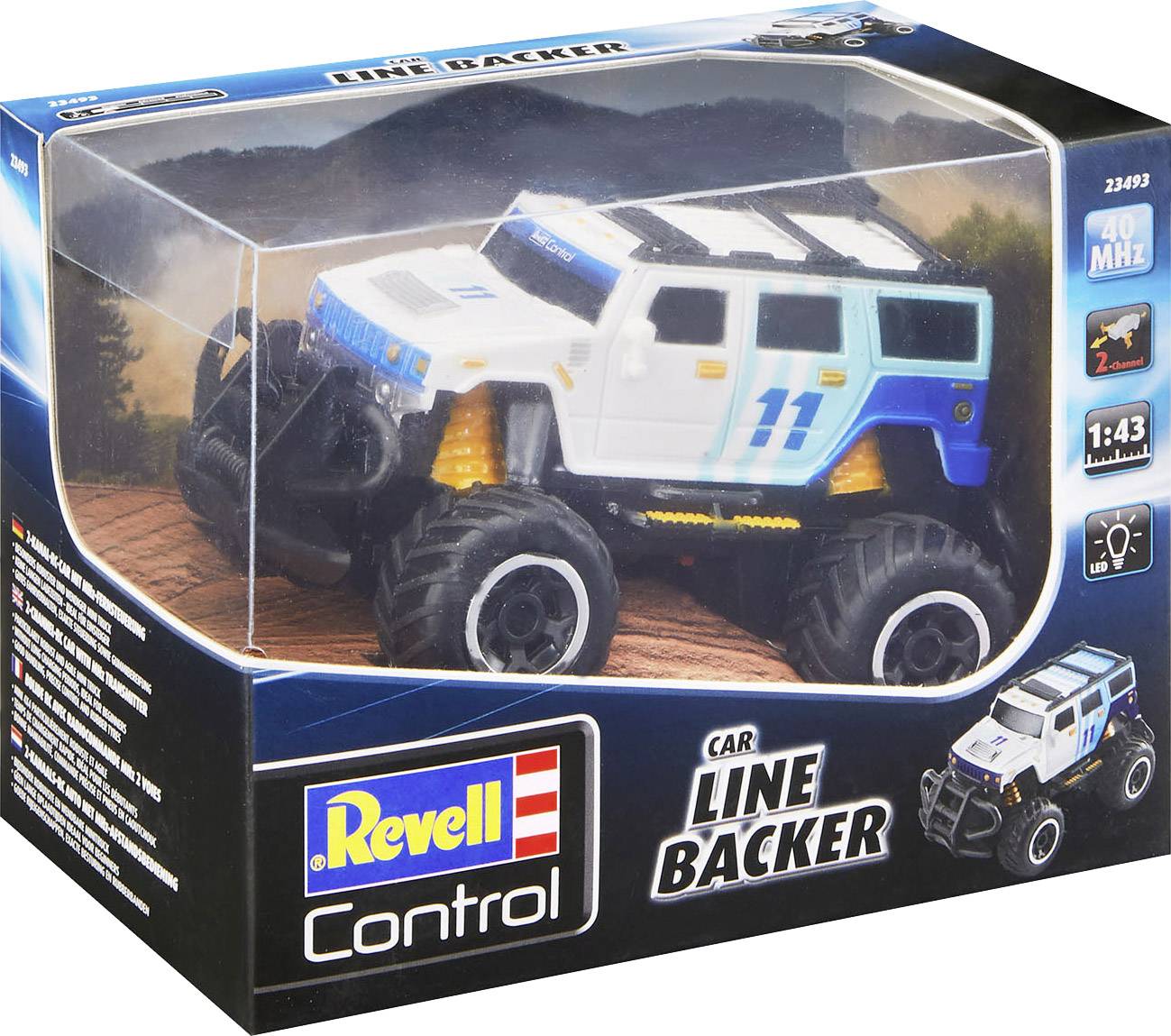 Revell Control 23493 Line Backer RC model car for beginners Electric