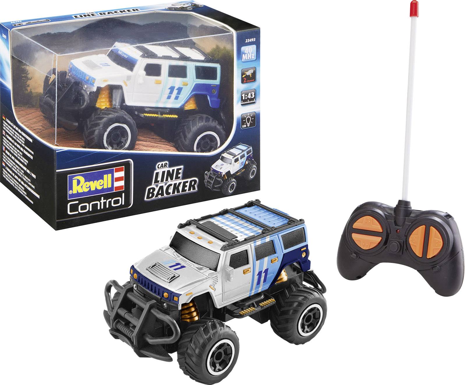 Revell Control 23493 Line Backer RC model car for beginners Electric