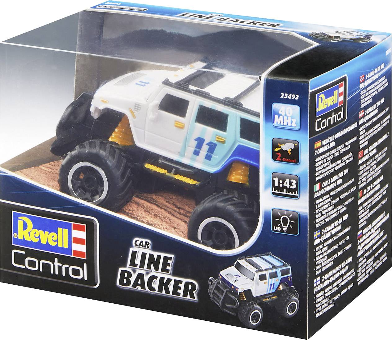 Revell Control 23493 Line Backer RC model car for beginners Electric