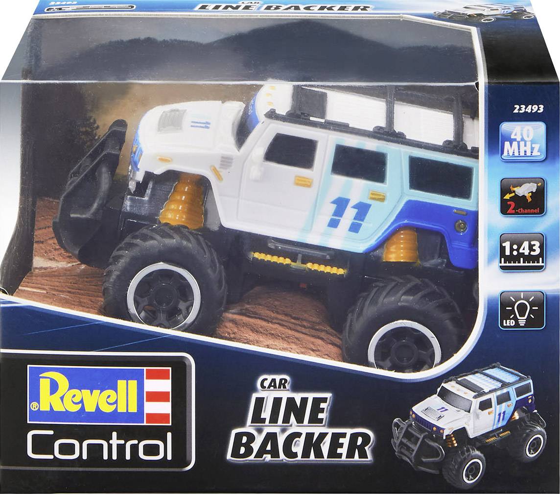 Revell Control 23493 Line Backer RC model car for beginners Electric