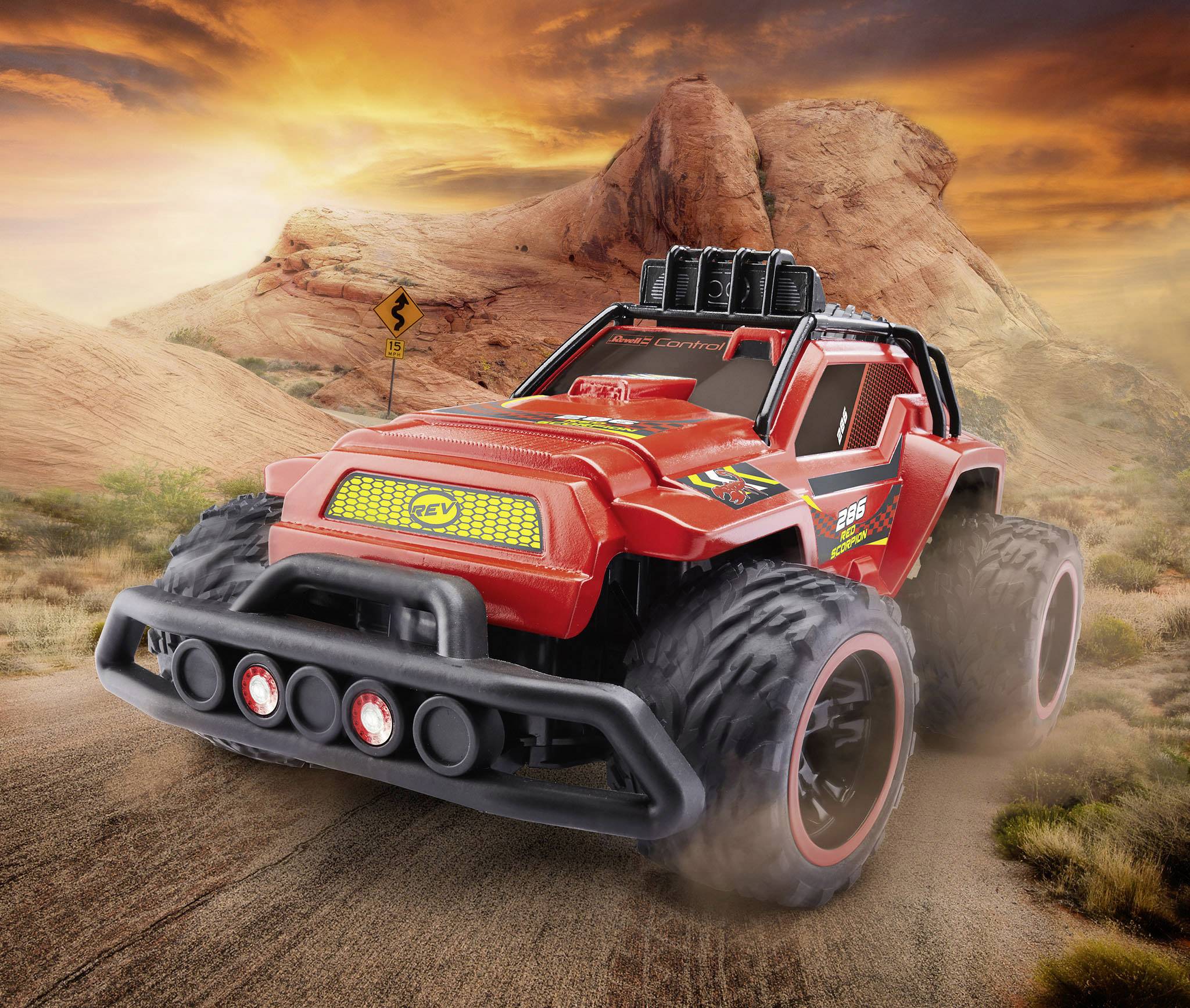 Revell Control 24474 Red Scorpion RC model car for beginners