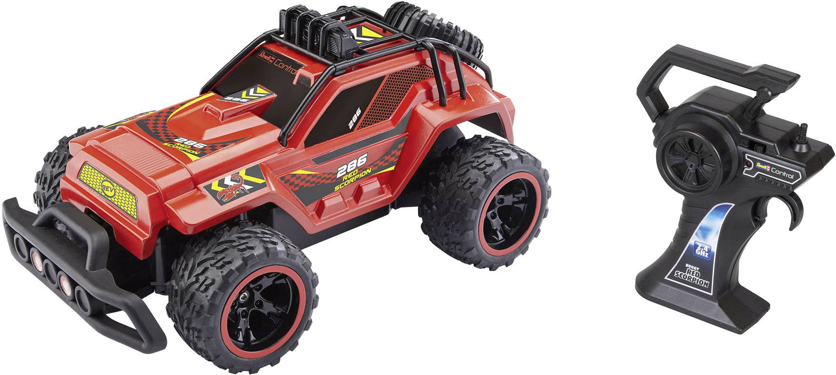 Revell Control 24474 Red Scorpion RC model car for beginners