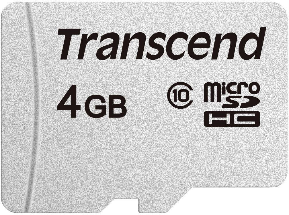 Transcend Premium 300S microSDHC card 4 GB Class 10