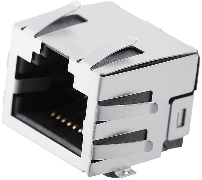 encitech RJJS-88-SMT-WF1 RJ45 plug connector 2101-0121-02 Socket, horizontal mount No. of pins (RJ) 8P8C Metal